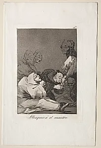 A Gift for the Master, Plate 47 by Francisco de Goya (Spanish, 1746–1828)