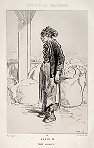 À la Halle by Paul Gavarni (French, 1804–1866)