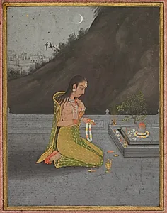 Portrait of Muhammad Rizavi Hindi (Indian, active mid-1700s)
