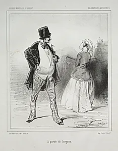 A portée de lorgnon by Paul Gavarni (French, 1804–1866)