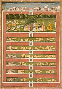 A Princess and Demons before a Nobleman: A Leaf from a Poetical Romance Relating to Shah Alam I (recto) by Unknown Artist