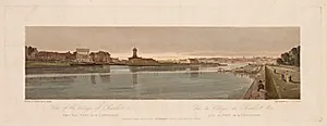 A Selection of Twenty of the Most Picturesque Views in Paris: View of the Village of Chaillot, &c Taken from Pont de la Concorde by Thomas Girtin (British, 1775–1802)