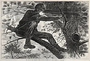 A Sharpshooter on Picket Duty by Winslow Homer (American, 1836–1910)