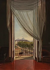 A View of Naples through a Window