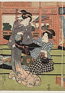A View of the Large New Room at Sakurai by Utagawa Kunisada (Japanese, 1786–1865)