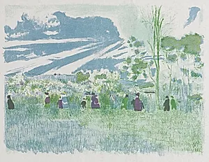 Across the Fields by Edouard Vuillard (French, 1868–1940)