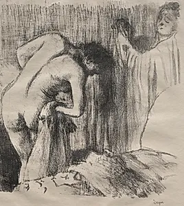 After the Bath III by Edgar Degas (French, 1834–1917)