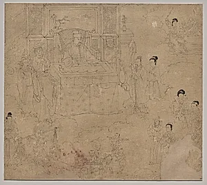 Album of Daoist and Buddhist Themes: Kings of Hells: Leaf 28 by Unknown Artist