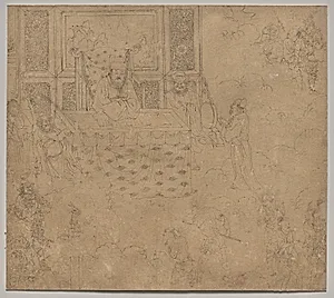Album of Daoist and Buddhist Themes: Kings of Hells: Leaf 31 by Unknown Artist