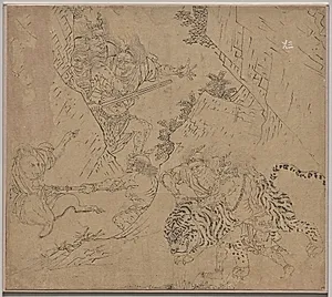 Album of Daoist and Buddhist Themes: Search the Mountain: Leaf 43 by Unknown Artist