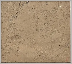 Album of Daoist and Buddhist Themes: Search the Mountain: Leaf 44 by Unknown Artist
