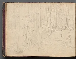 Album with Views of Rome and Surroundings, Landscape Studies, page 01b: Roman Landscape
