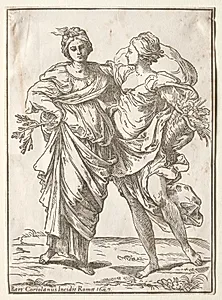Alliance of Peace and Abundance by Bartolommeo Coriolano (Italian)