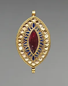 Almond-Shaped Pendant by Unknown Artist