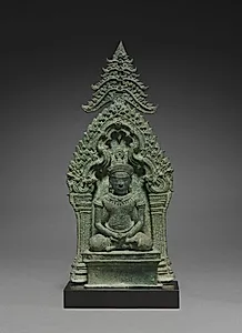 Altarpiece with Buddha Enthroned by Unknown Artist