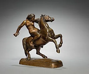 Amazon Taming a Horse