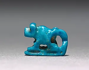 Amulet of a Walking Baboon by Unknown Artist