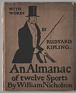 "An Almanac of Twelve Sports:" Cover by William Nicholson (British, 1872–1949)
