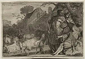 An Angel Foretells the Birth of Abraham's Son