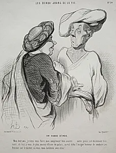 An Indian Custom by Honoré Daumier (French, 1808–1879)