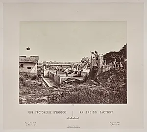 An Indigo Factory, Allahabad by Louis-Théophile Marie Rousselet (French, 1845–1929)