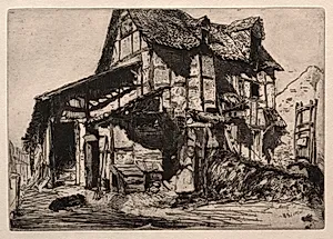 An Unsafe Tenement by James McNeill Whistler (American, 1834–1903)