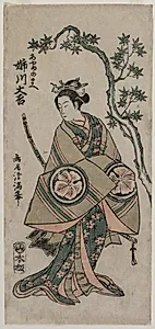 Anekawa Daisuke as Ayame-no-mae by Torii Kiyomitsu (Japanese, 1735–1785)