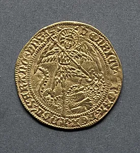 Angel: St. George Slaying the Dragon (obverse) by Unknown Artist