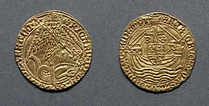 Angel: St. George Slaying the Dragon (obverse); Ship with Shield of Arms and Cross (reverse) by Unknown Artist