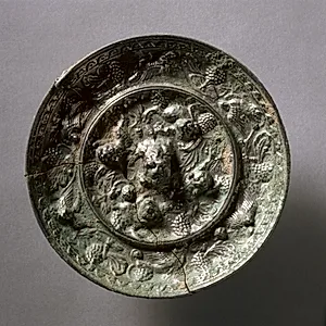Animal-and-Grape Mirror by Unknown Artist