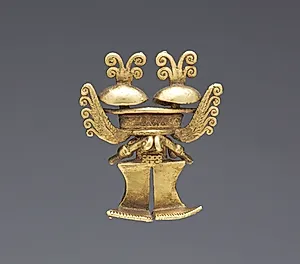 Animal-Headed Figure Pendant by Unknown Artist