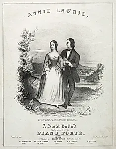 Annie Lawrie - Sheet Music Cover by Winslow Homer (American, 1836–1910)