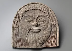 Antefix with Satyr Face by Unknown Artist