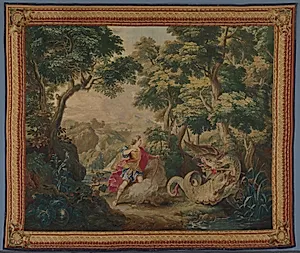 Apollo and the Serpent Python (from Set of Ovid's Metamorphoses)