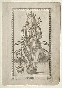 Apollo (from the Tarocchi, series D:  Apollo and the Muses, #20)