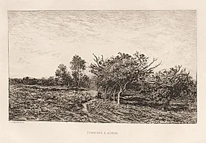 Apple Trees at Auvers (Pommiers à Auvers) by Charles François Daubigny (French, 1817–1878)