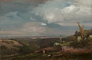Approaching Storm from the Alban Hills by George Inness (American, 1825–1894)