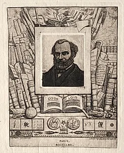 Armand Gueraud of Nantes, Printer and Man of Letters by Charles Meryon (French, 1821–1868)