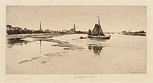 Arnheim on the Rhine by Charles Adams Platt (American, 1861–1933)