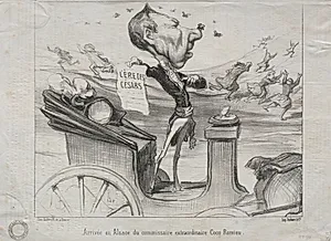 Arrival in Alsace of the extraordinary commissioner, Coco Romieu. by Honoré Daumier (French, 1808–1879)