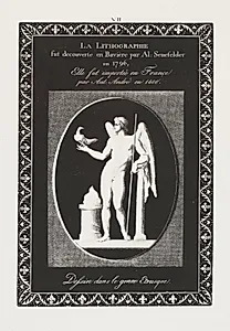Art of the Lithograph: Dedication Sheet, Plate VII