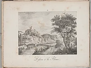 Art of the Lithograph: Landeck in Tirol, Plate III