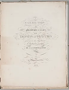 Art of the Lithograph: Title Page, Plate I