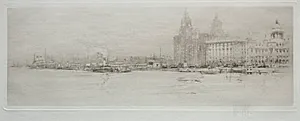 Arteries of Great Britain: The Mersey by William Walcot (British, 1874–1943)