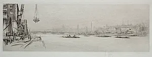 Arteries of Great Britain: The Thames by William Walcot (British, 1874–1943)