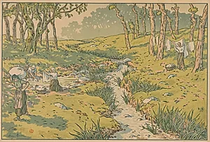Aspects of Nature: The Stream by Henri Rivière (French, 1864–1951)