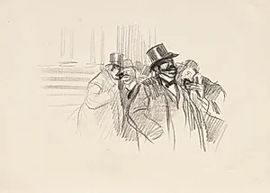 At the Stock Exchange by Jean Louis Forain (French, 1852–1931)