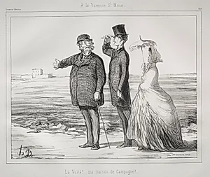 At Varenne, Saint-Maur by Honoré Daumier (French, 1808–1879)