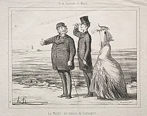 At Varenne, Saint-Maur by Honoré Daumier (French, 1808–1879)
