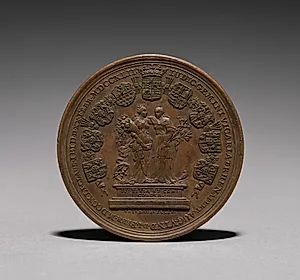 Augsburg Medal (obverse) by Thiebaud (French)